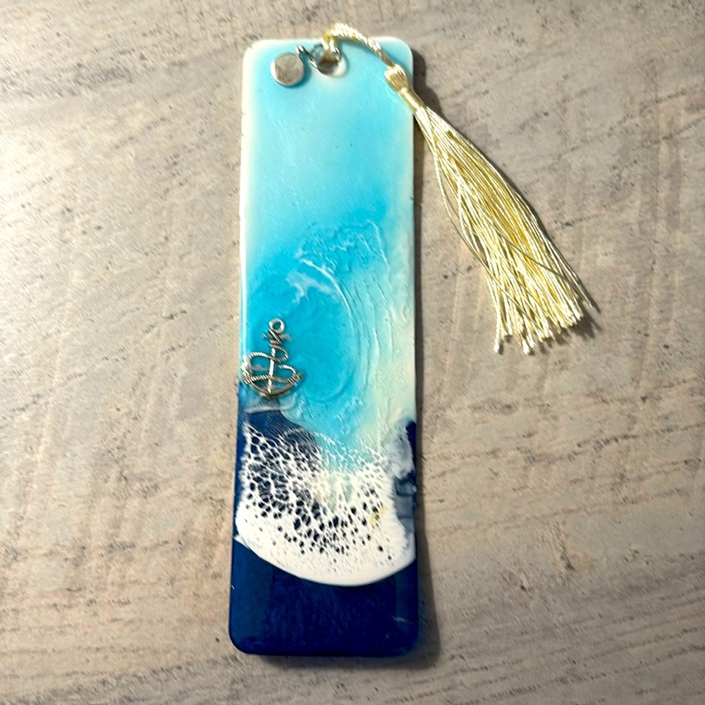 Beach bookmark